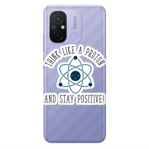 Xiaomi Redmi 12C Positive Transparent Silicone TPU Θήκη