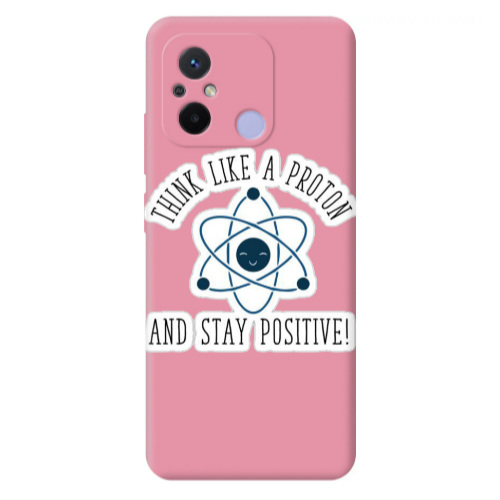 Xiaomi Redmi 12C Positive Pink Colored Silicone TPU Θήκη