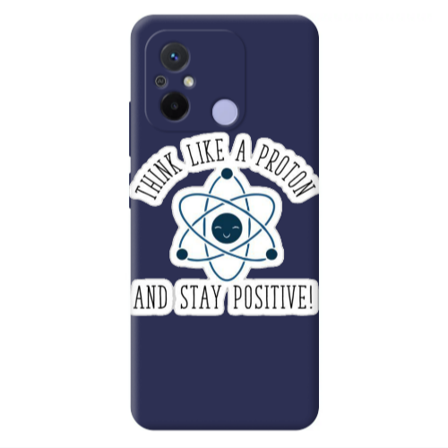 Xiaomi Redmi 12C Positive Dark blue Colored Silicone TPU Θήκη