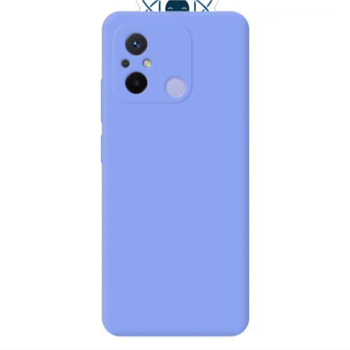 Xiaomi Redmi 12C Positive Light Purple Colored Silicone TPU Θήκη