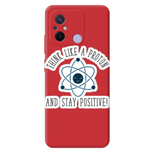 Xiaomi Redmi 12C Positive Red Colored Silicone TPU Θήκη
