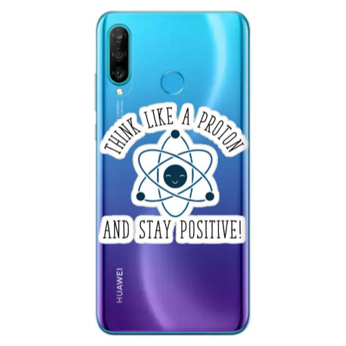 Huawei P30 Lite Positive Transparent Silicone TPU Θήκη
