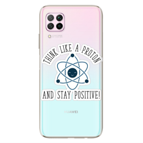 Huawei P40 Lite Positive Transparent Silicone TPU Θήκη