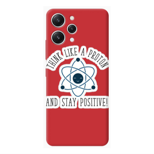 Xiaomi Redmi 12 Positive Red Colored Silicone TPU Θήκη