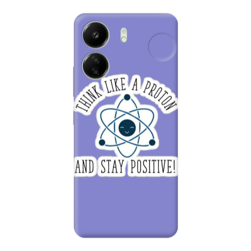 Xiaomi Redmi 13C Positive Purple Colored Silicone TPU Θήκη