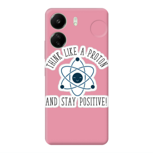 Xiaomi Redmi 13C Positive Pink Colored Silicone TPU Θήκη