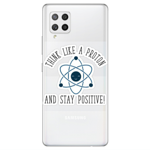 Samsung A42 5G Positive Transparent Silicone TPU Θήκη