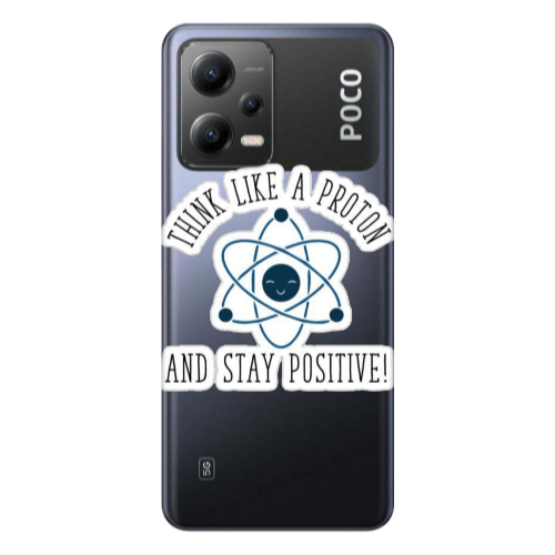 Xiaomi Poco X5 Positive Transparent Silicone TPU Θήκη