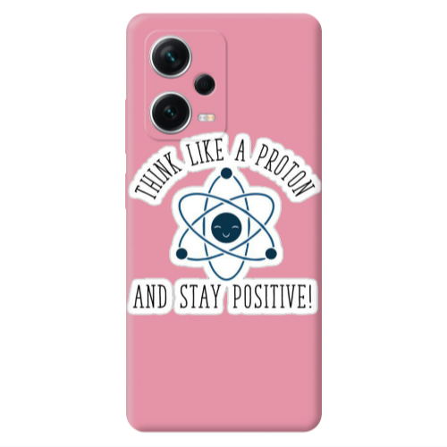 Xiaomi Poco X5 Positive Pink Colored Silicone TPU Θήκη