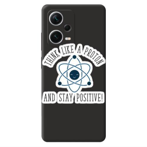 Xiaomi Poco X5 Positive Black Colored Silicone TPU Θήκη