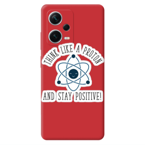 Xiaomi Poco X5 Positive Red Colored Silicone TPU Θήκη