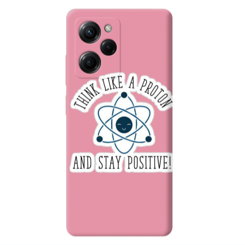 Xiaomi Poco X5 Pro Positive Pink Colored Silicone TPU Θήκη