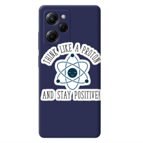 Xiaomi Poco X5 Pro Positive Dark blue Colored Silicone TPU Θήκη