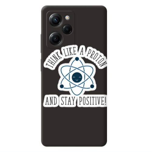 Xiaomi Poco X5 Pro Positive Black Colored Silicone TPU Θήκη