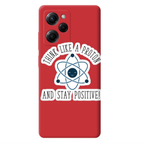 Xiaomi Poco X5 Pro Positive Red Colored Silicone TPU Θήκη