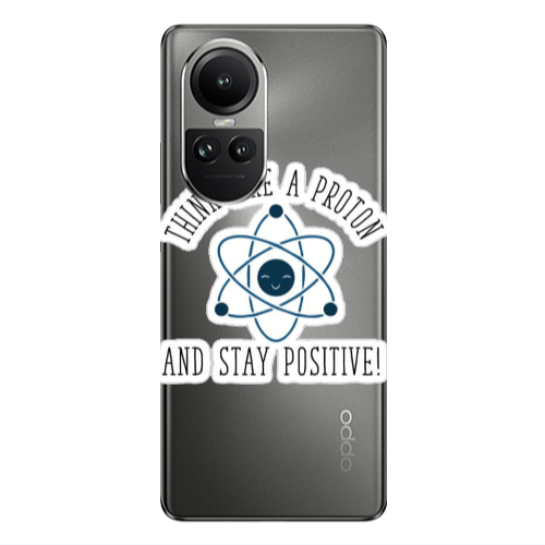 Oppo Reno10 5G Positive Transparent Silicone TPU Θήκη