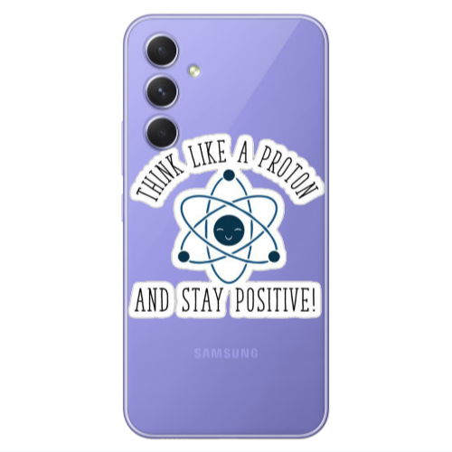 Samsung A55 Positive Transparent Silicone TPU Θήκη